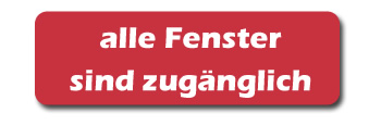 Fenster sind zugänglich